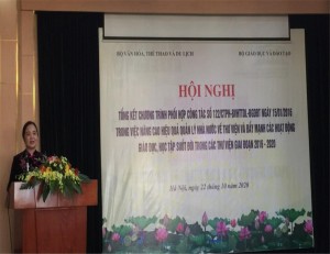 Kết quả triển khai thực hiện Chương trình phối hợp công tác 122 giữa Bộ Văn hóa, Thể thao và Du lịch và Bộ Giáo dục và Đào tạo trên địa bàn tỉnh Ninh Thuận