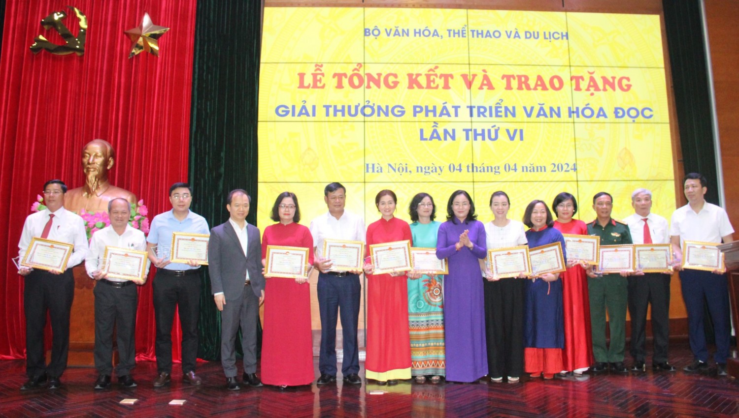 Lễ Tổng kết và trao Giải thưởng Phát triển văn hóa đọc lần thứ VI